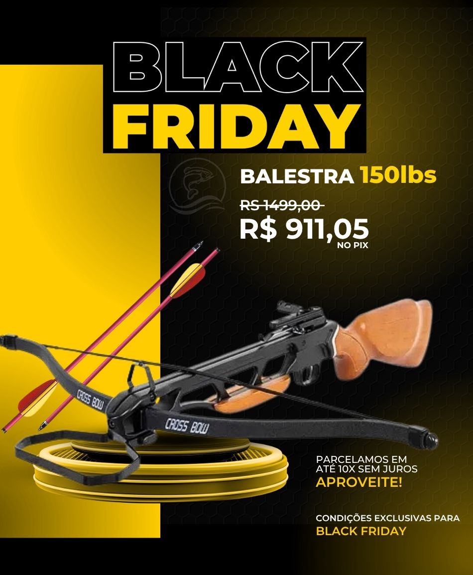 Balestra besta 150 lbs coronha madeira modelo mk-150a1